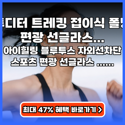 투디터 트레킹 접이식 폴딩 선글라스 야외 활동 편한 블루투스 편광 아이템 구매 팁