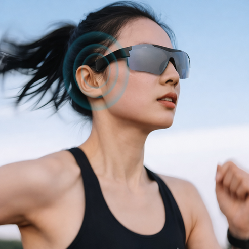 아이힐링 블루투스 자외선차단 스포츠 편광 선글라스 - 선글라스 상품 이미지