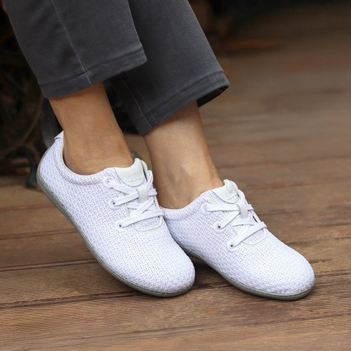 KSNS 플렉시워커스 비너스 화이트 - KSNS의학이론용 맨발걷기효과 피로감제로 발냄새제거 - 워커 상품 이미지