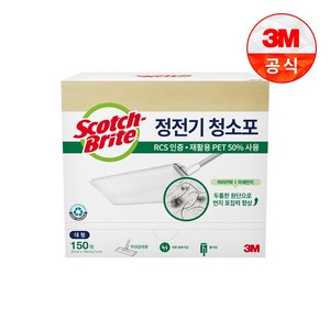 3M 정전기 청소포 대형 대용량 재활용 PET 150매 / 스카치브라이트
