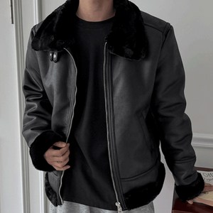 키작은남자 네트 퍼 무스탕 키작남