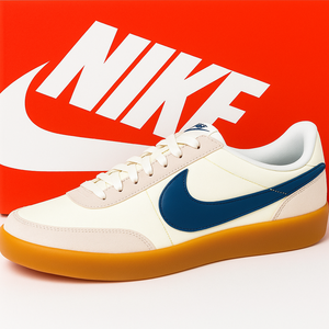 [백화점정품|AS가능] 나이키 킬샷2 레더 네이비 운동화 스니커즈 여성 단화 (슈즈업 양말증정)