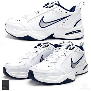 나이키 운동화 남성 에어 모나크4 발편한 키높이 가죽 런닝화 + 신발가방