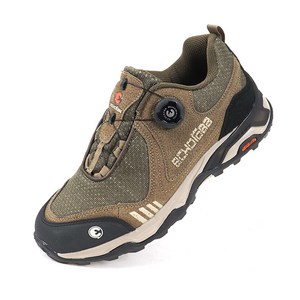 [에코로바]남성 다이얼 가죽 메쉬 일상 운동화 트레킹화 초오유 ER0133