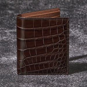 더퀴르 남자 악어가죽 중지갑 명품 남성 지갑