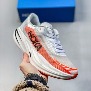 호카원 cielo x1 2.0 오렌지 컴포트 스니커즈 스니커즈 캐주얼 러닝화 마라톤 운동화 클리프톤 1162053-FLV