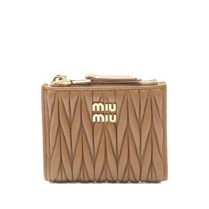 미우미우 중고 2010's 마틀라세 2단 레더 지갑