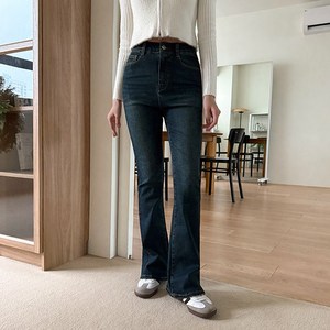 워시드 밴딩 부츠컷 데님 팬츠 빅사이즈 청바지 2기장 3color