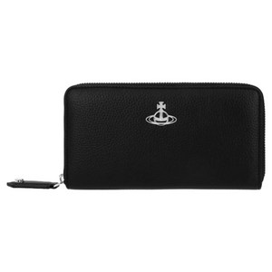 비비안웨스트우드 바이오그린 그레인 지퍼 어라운드 장지갑