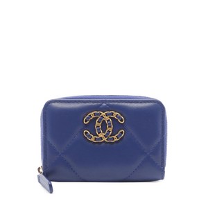 샤넬  중고 2021-2025 램스킨 19 동전 지갑