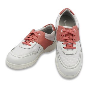 슈올즈 기능성 신발 - 케이트 스니커즈 SJ02F2-PK  발이 편한 여성 캐쥬얼화 추천 컴포트 브랜드 가죽 아치 평발 교정