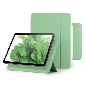 구스페리 마그네틱 폴리오 애플펜슬 커버 태블릿PC 케이스, 배럴그린