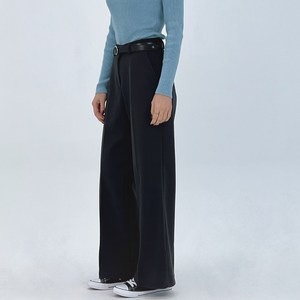 국산 숏 롱 겨울 바지 여성 기모 바지 와이드 팬츠 겨울 기모 슬랙스