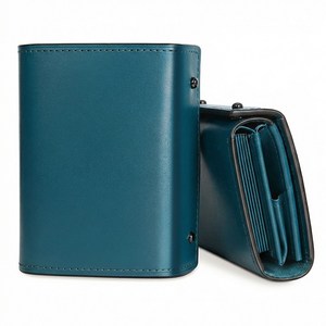 Luxeed 토치기 천연가죽 지갑 대용량 RFID 차단 심플 남녀공용 새해 선물