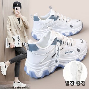 Aesero 여성 족저근막염 운동화 발편한 통굽 스니커즈 5cm + 깔창