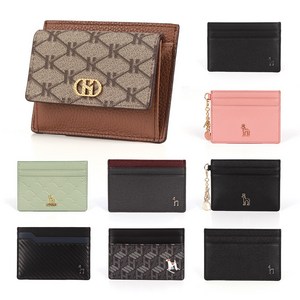 헤지스 HAZZYS 카드지갑 여성 남성 명품 명함 홀더 카드슬롯 소가죽 지갑