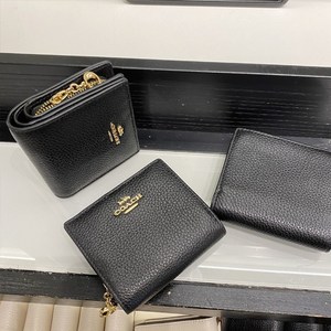 코치 C2862 스냅 반지갑 블랙