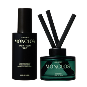 몽클로스 룸 스프레이 + 디퓨저, 3개, 300ml, 아워 시트러스